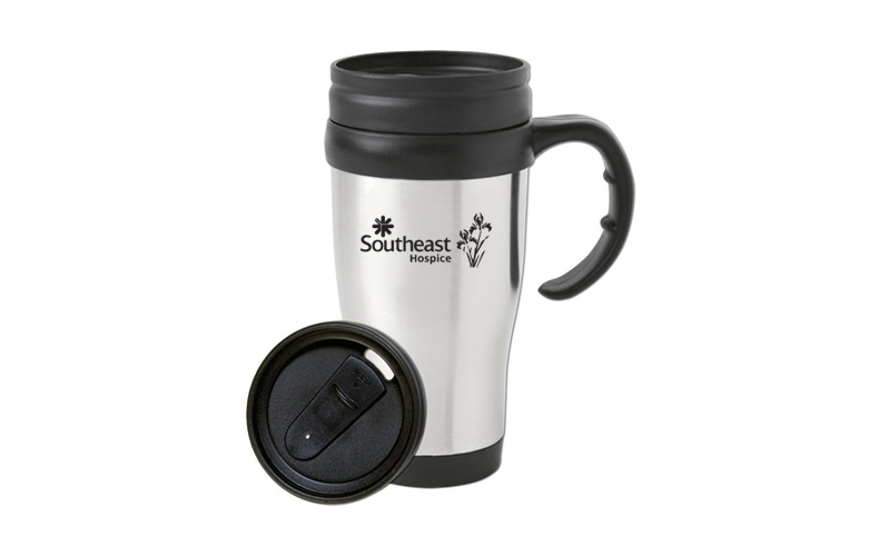 16 oz. Stainless Steel Travel Mug w/ slide lid 16 oz. Stainless Steel Travel Mug w/ slide lid